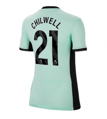 Chelsea Ben Chilwell #21 Tercera Equipación Mujer 2023-24 Manga Corta